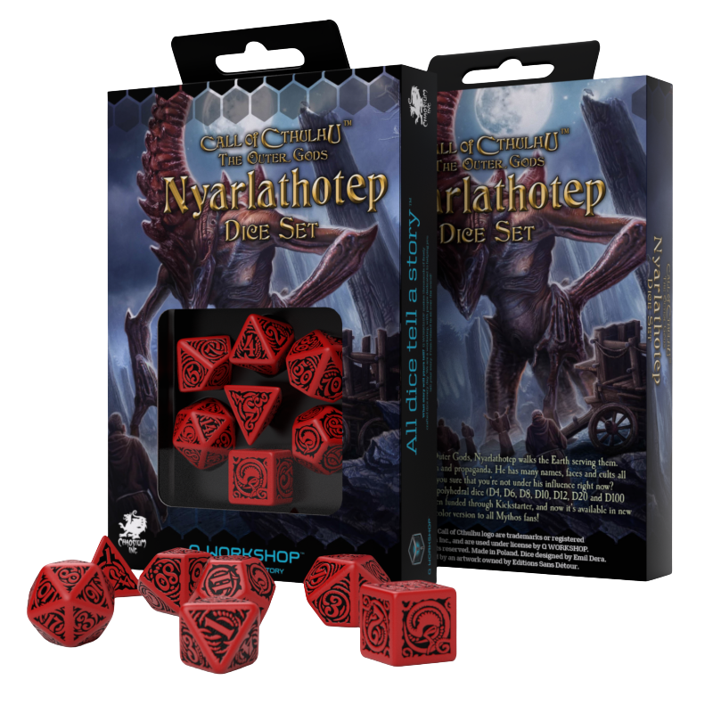Call of Cthulhu: The Outer Gods Nyarlathotep Dice Set (7)