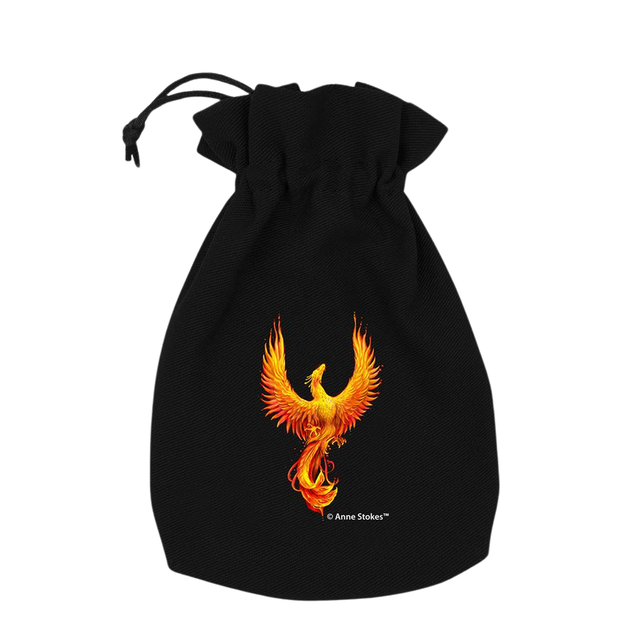 Anne Stokes Dice Pouch: Phoenix