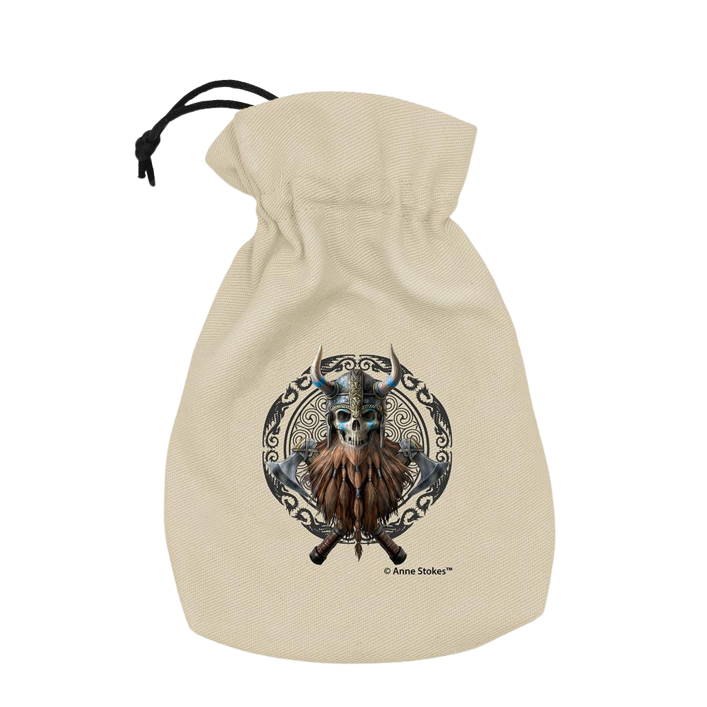 Anne Stokes Dice Pouch: Viking Skull