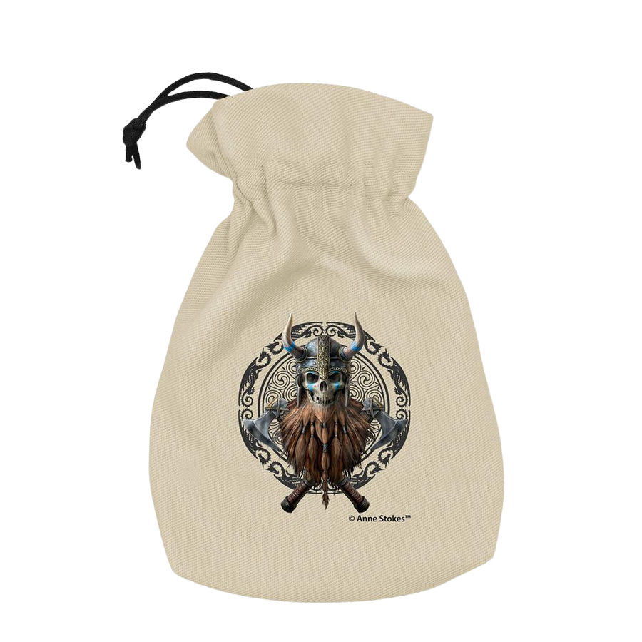 Anne Stokes Dice Pouch: Viking Skull