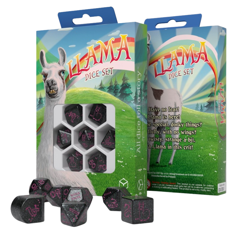 Llama Dice Set: Spitty