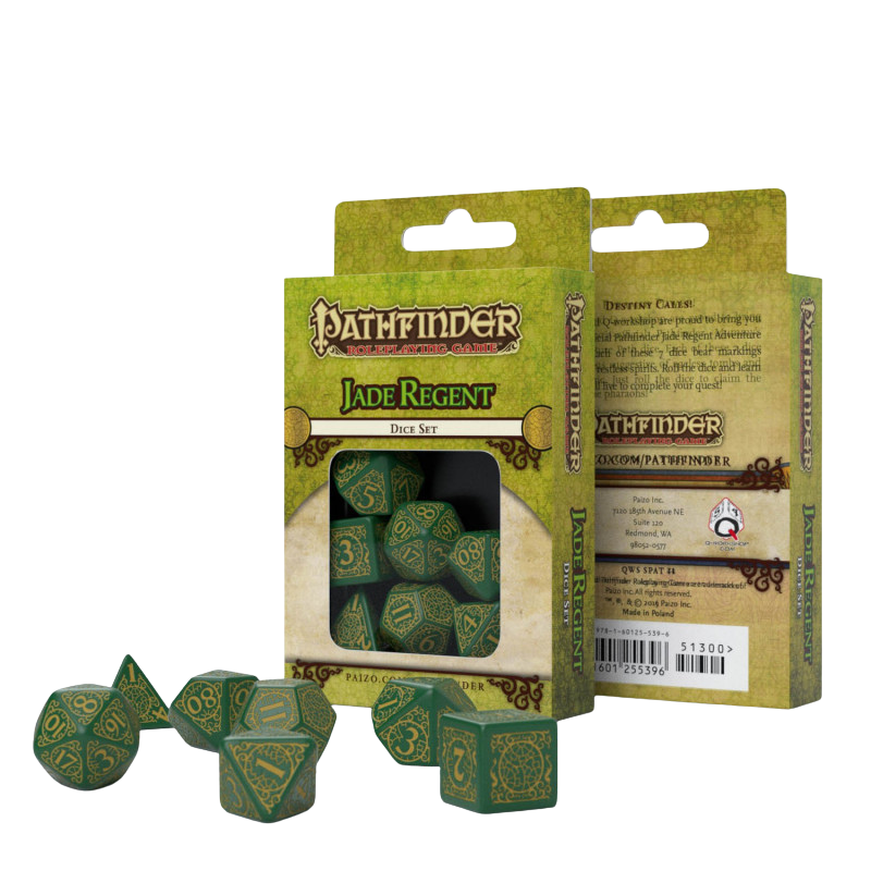 Pathfinder Jade Regent Dice Set (7)