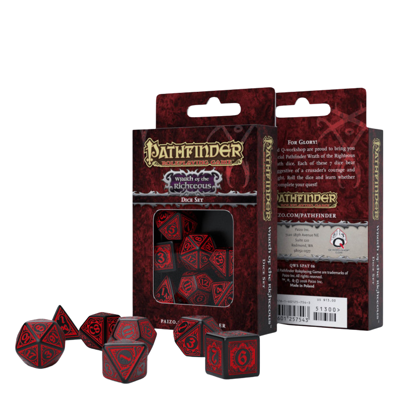 Pathfinder Curse of the Crimson Throne Dice Set (7)