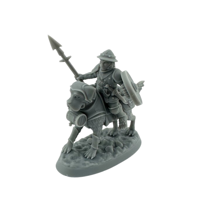 Male Halfling Dog Rider