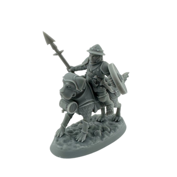 Male Halfling Dog Rider