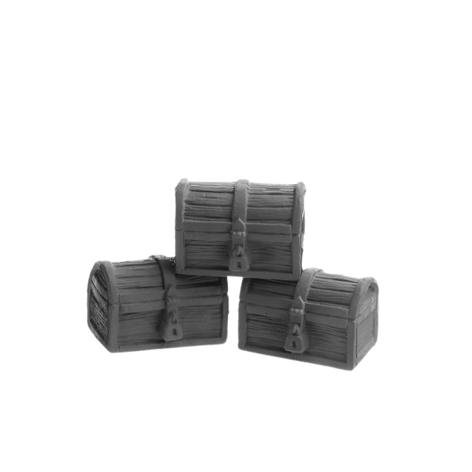 Dungeon Decor: Wooden Chests (3)