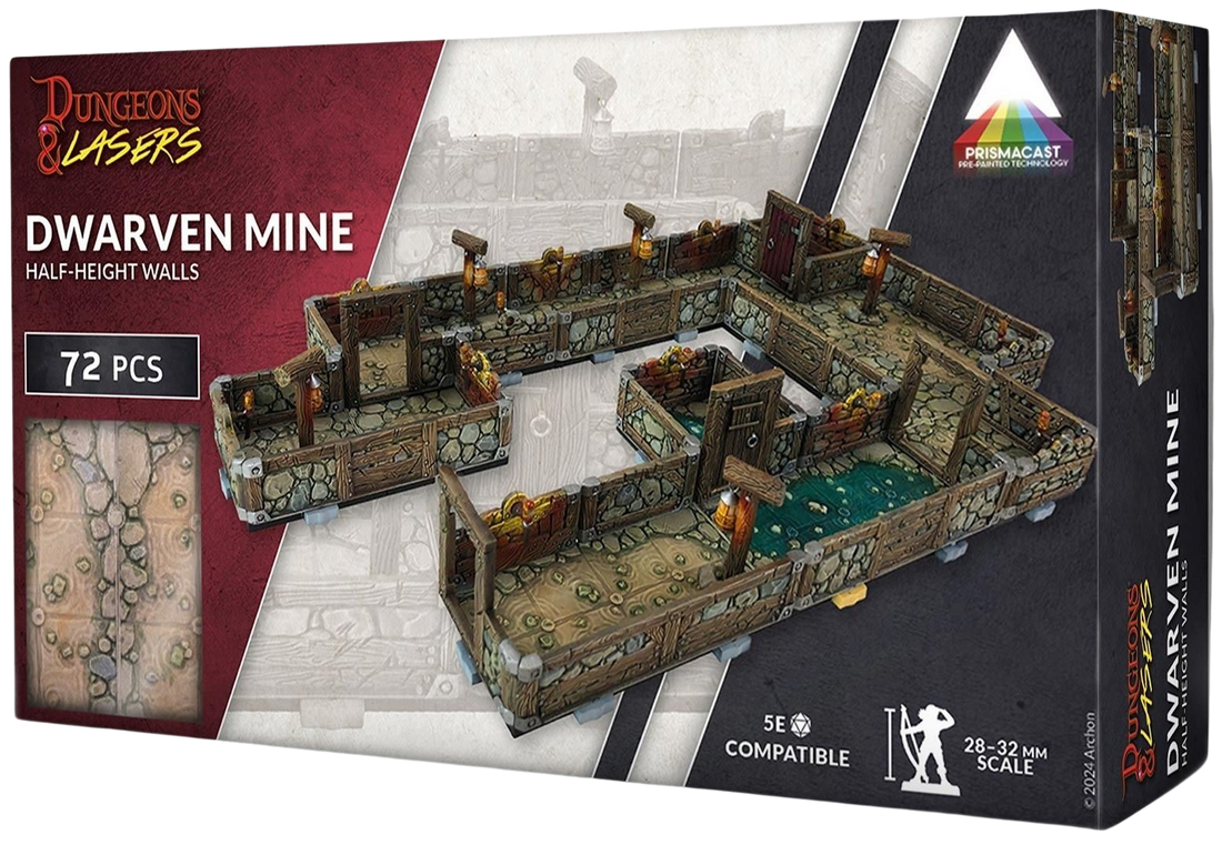 Dungeons & Lasers - Dwarven Mine Pre-painted