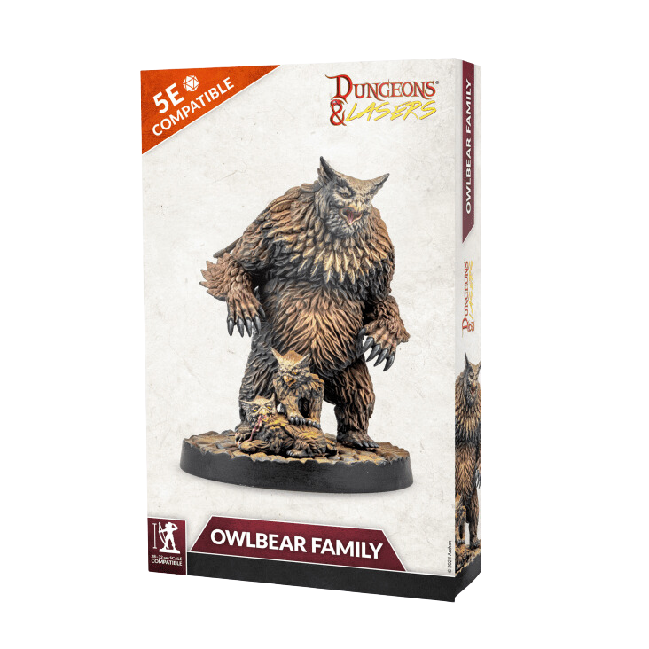 Dungeons & Lasers - Owlbear Family