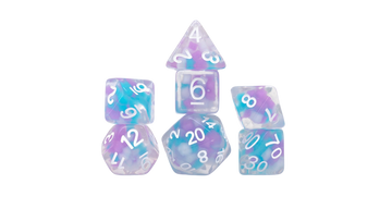 Sirius Dice - Dice Set - Cotton Candy Glowworm