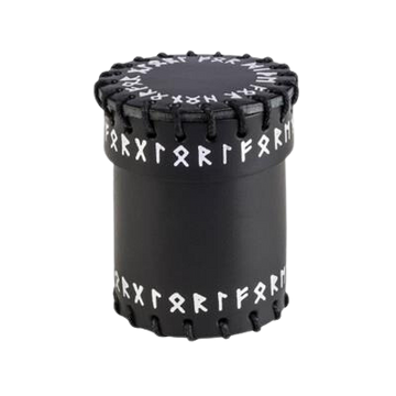 Q-Workshop - Runic Black Leather Dice Cup