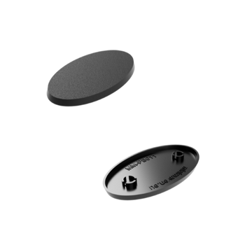 Oval 60x35mm Bases with magnet slots (6)