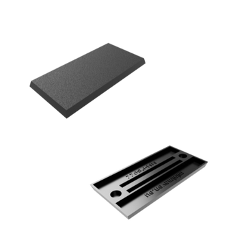 Rectangle 30x60mm Bases with magnet slots (10)