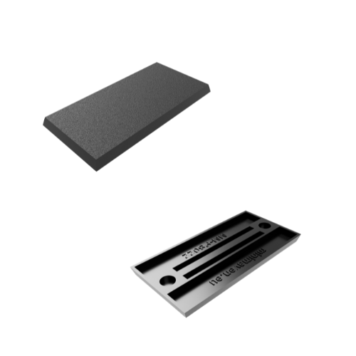 Rectangle 30x60mm Bases with magnet slots (10)