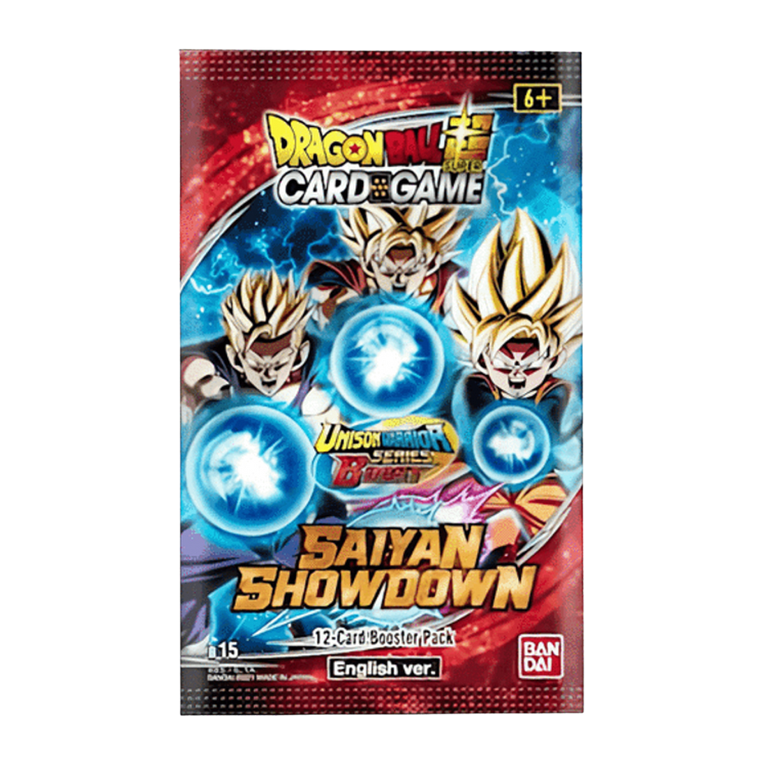 DragonBall Super Card Game - Unison Warrior Series Set 6 Saiyan Showdown [B15] Booster