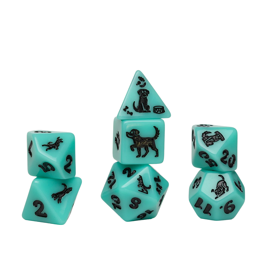 Sirius Dice - Animal Dice Set - Seafoam Shepherd