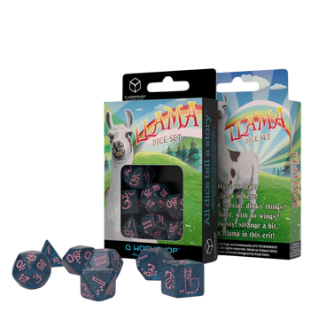 Sparkling Llama Dice Set (7)