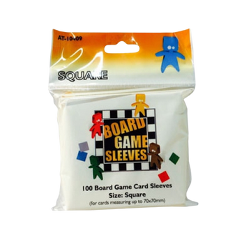 Board Games Sleeves - Square (70x70mm) - 100 Pcs