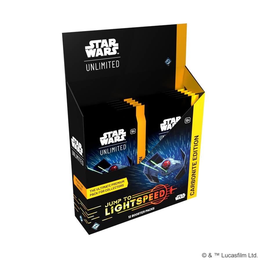 Star Wars: Unlimited - Jump to Lightspeed Carbonite Booster Display (12 boosters)