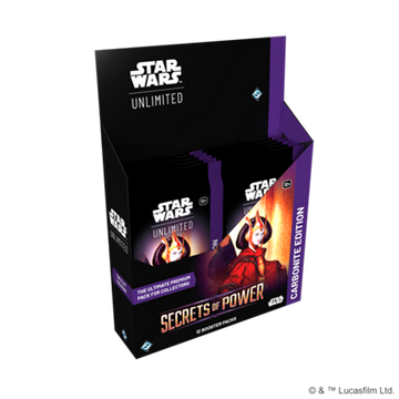 Star Wars: Unlimited - Secrets of Power Carbonite Booster Display (12 boosters)