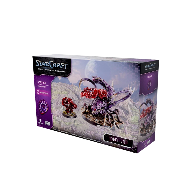 Caixa StarCraft Tabletop Miniatures Game - Defiler, Zerg Expansion Set