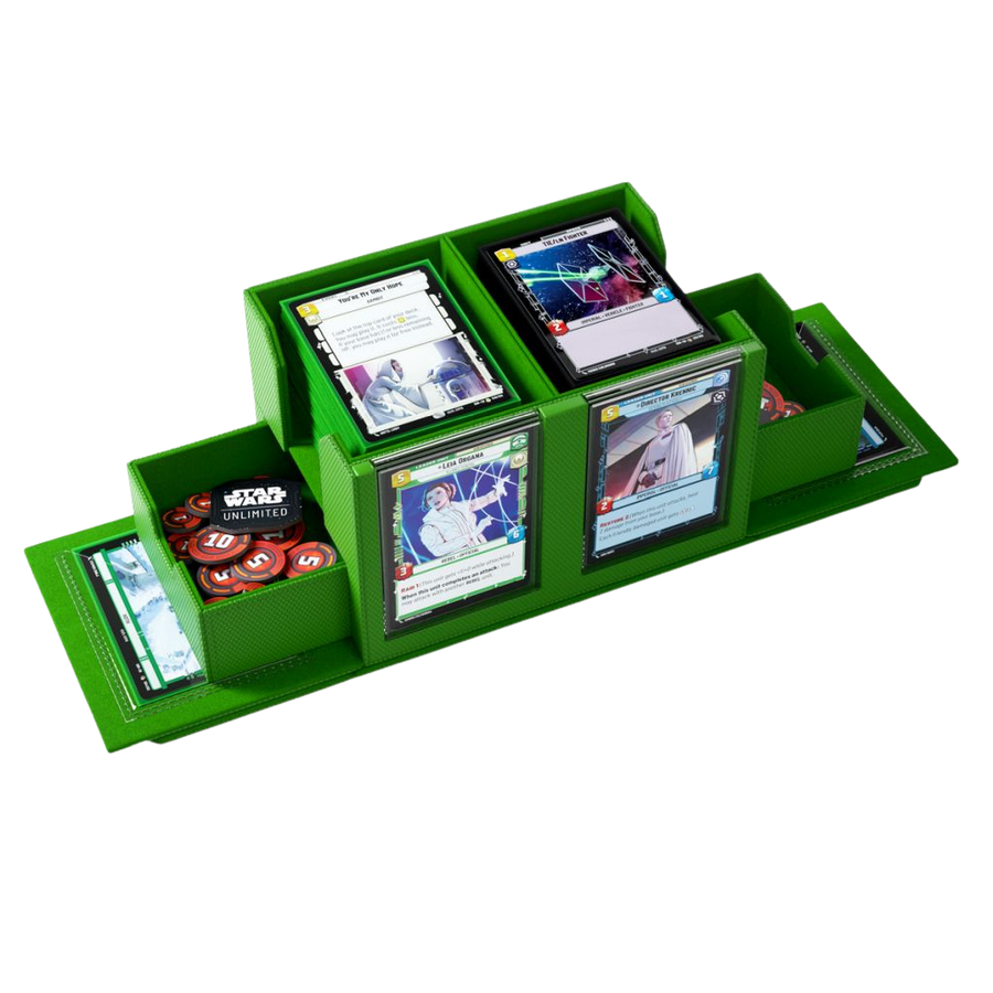 Gamegenic - Star Wars: Unlimited Double Deck Pod - Green