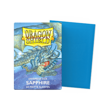 Dragon Shield Japanese Matte Sleeves - Sapphire 'Turikos' (60 Sleeves)