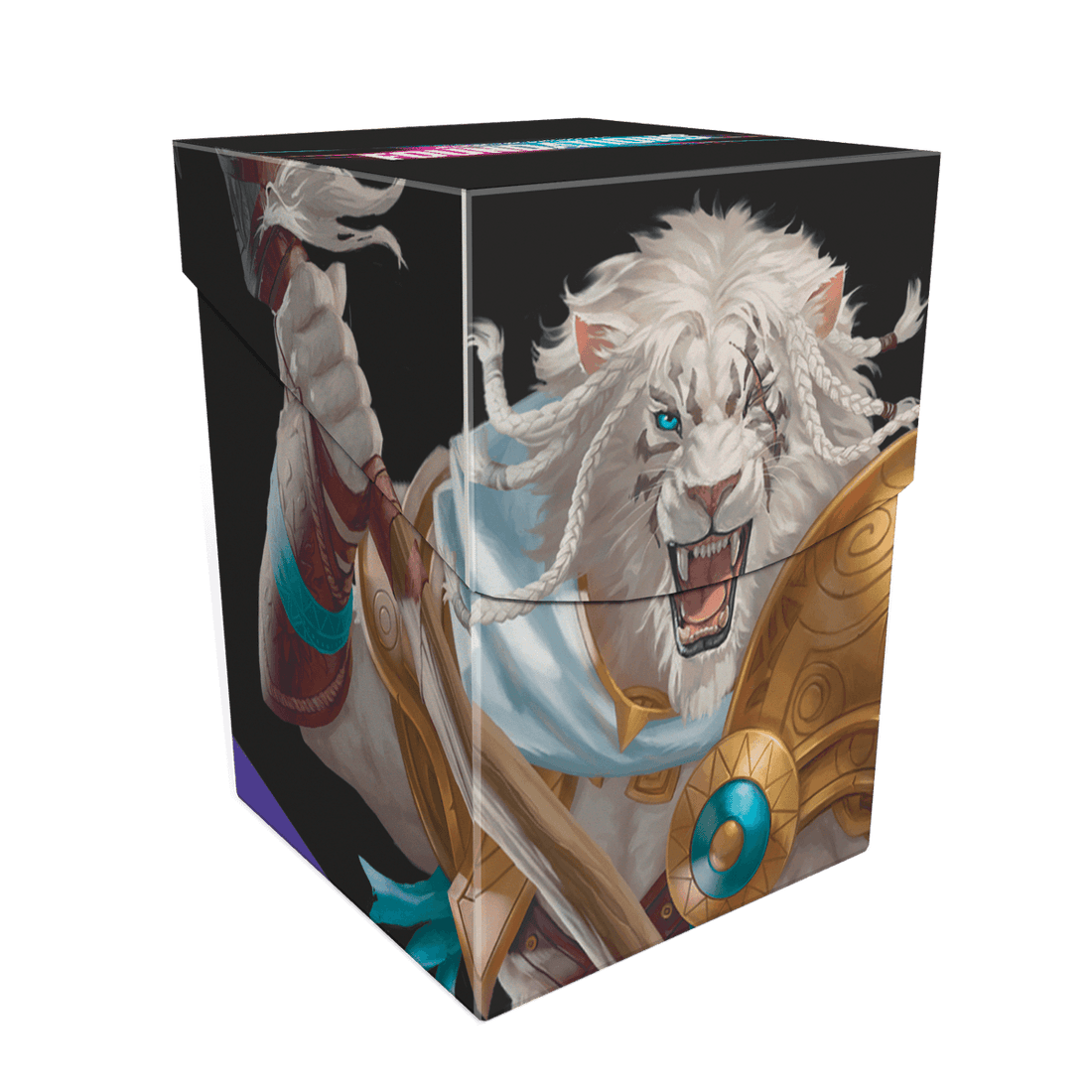 UP - Foundations 100+ Deck Box Light for Magic: The Gathering - Ajani