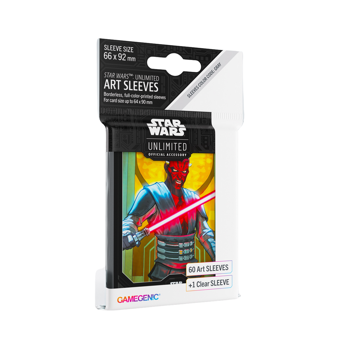 Gamegenic - Star Wars: Unlimited Art Sleeves - Darth Maul