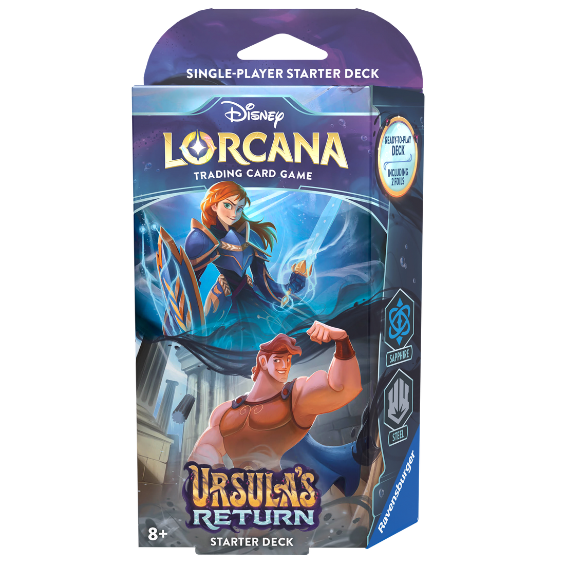 Disney Lorcana TCG - Ursula's Return Starter Deck - Sapphire and Steel