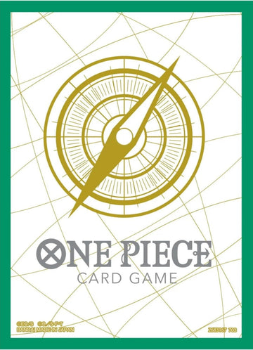 Bandai Sleeves for One Piece Card Game (5) - Standard Green