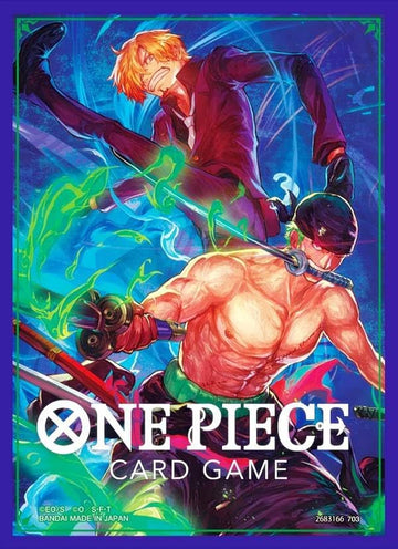 Bandai Sleeves for One Piece Card Game (5) - ZORO & SANJI
