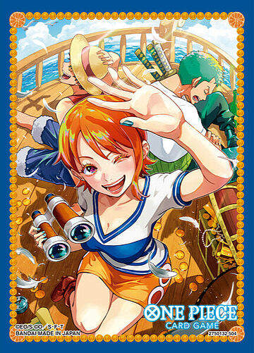 Bandai Sleeves for One Piece Card Game (8) - Nami