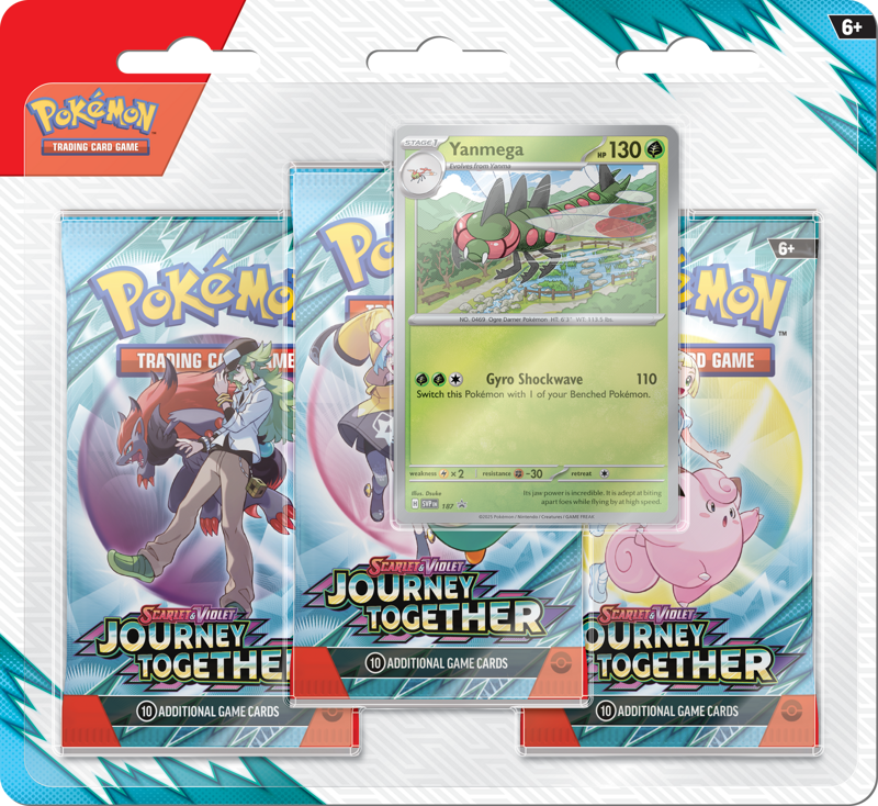 Pokémon TCG: Scarlet & Violet 9 Journey Together 3-Pack - Yanmega