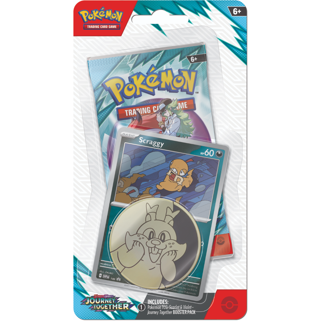 Pokémon TCG: Scarlet & Violet 9 Journey Together Checklane - Scraggy