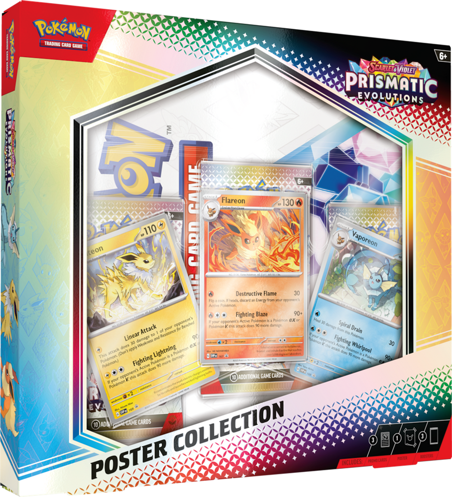 Pokémon TCG: 8.5 Scarlet & Violet - Prismatic Evolutions Poster Collection