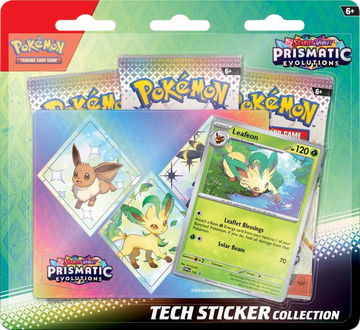 Pokémon TCG: 8.5 Scarlet & Violet - Prismatic Evolutions Sticker Collection - Leafeon