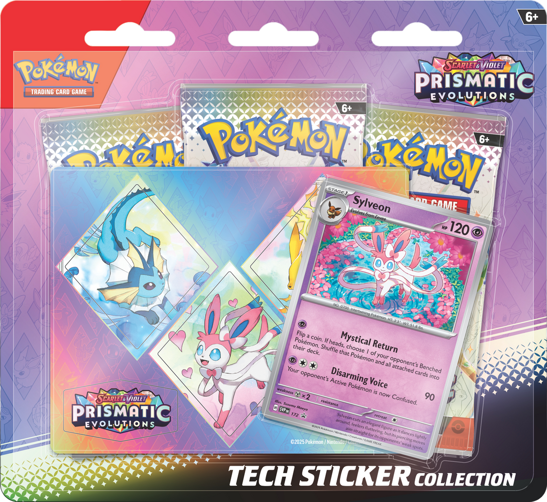 Pokémon TCG: 8.5 Scarlet & Violet - Prismatic Evolutions Sticker Collection - Sylveon