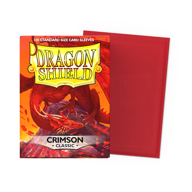 Dragon Shield Matte Sleeves - Classic Crimson (100 Sleeves)