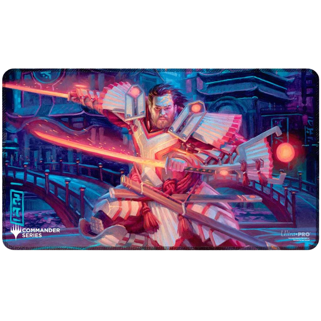 UP - MTG Commander Series 5 - Three Color Wedge - Stitched Edge Playmat Isshin