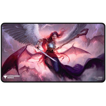 UP - MTG Commander Series 5 - Three Color Wedge - Black Stitched Playmat Kaalia (Fan Vote)