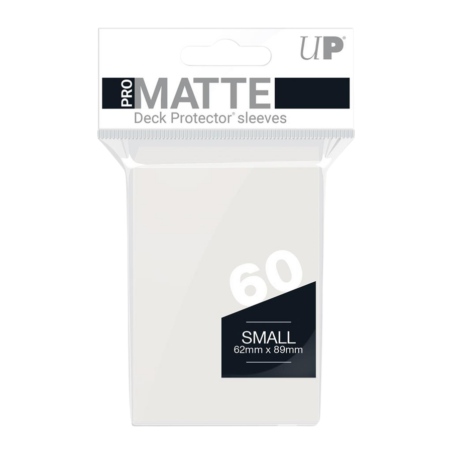 UP - Small Sleeves - Non-Glare - Clear Pro Matte (60 Sleeves)