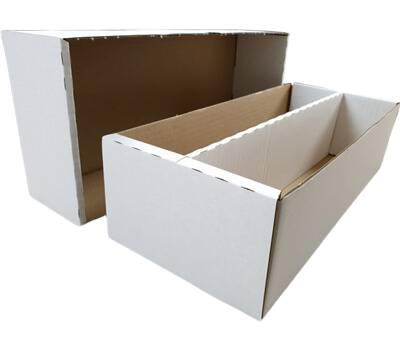 Cardbox / Fold-out Box with Lid for Storage of 2.000 Cards