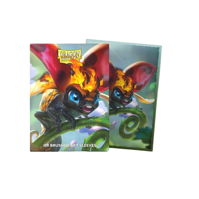 Dragon Shield Standard size Brushed Art Sleeves - The Burnbug (100 Sleeves)