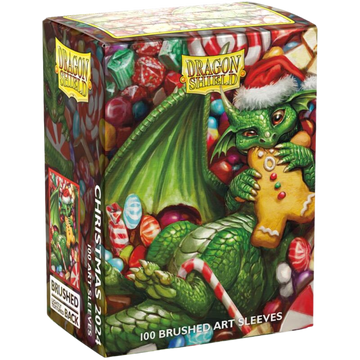 Dragon Shield Standard Size Brushed Art Sleeves - Christmas 2024 (100 Sleeves)