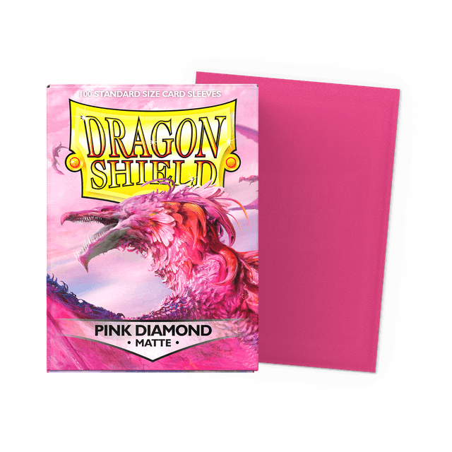 Dragon Shield Standard Sleeves - Pink Diamond (100 Sleeves)