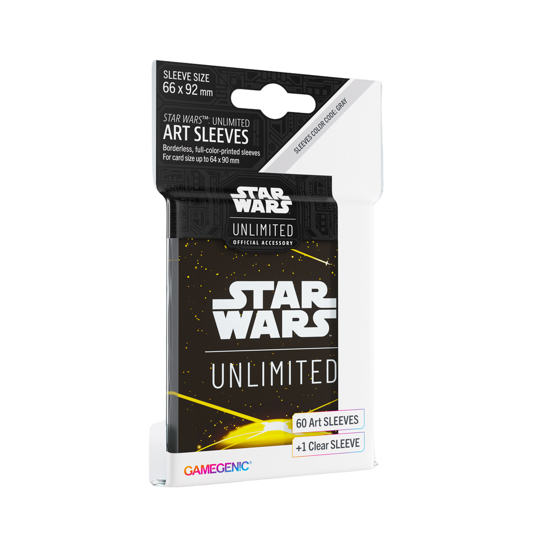 Gamegenic - Star Wars: Unlimited Art Sleeves - Card Back Yellow