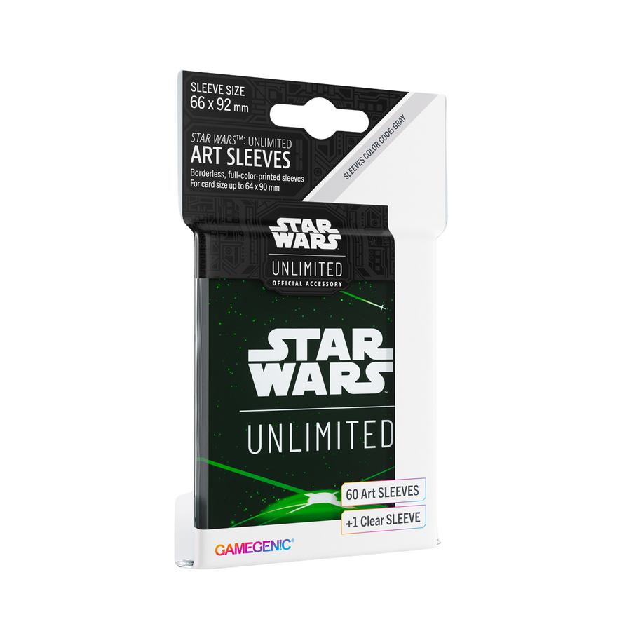 Gamegenic - Star Wars: Unlimited Art Sleeves - Card Back Green