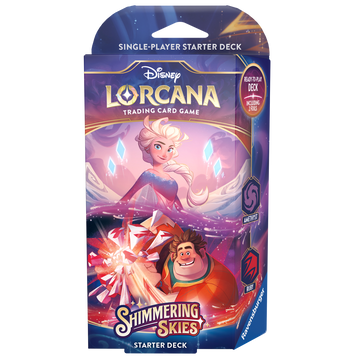 Disney Lorcana TCG - Shimmering Skies Starter Deck - Amethyst and Ruby