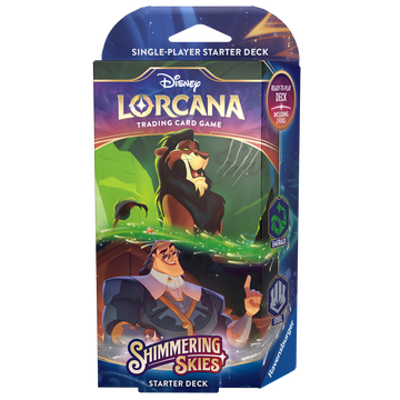 Disney Lorcana TCG - Shimmering Skies Starter Deck - Emerald and Steel