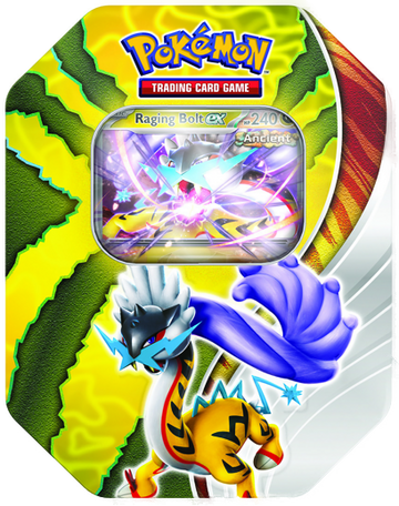 Pokémon TCG: Paradox Destinies Fall ex Tin - Raging Bolt EX